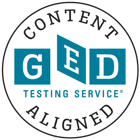 The official GET Content Aligned badge The official GET Content Aligned badge