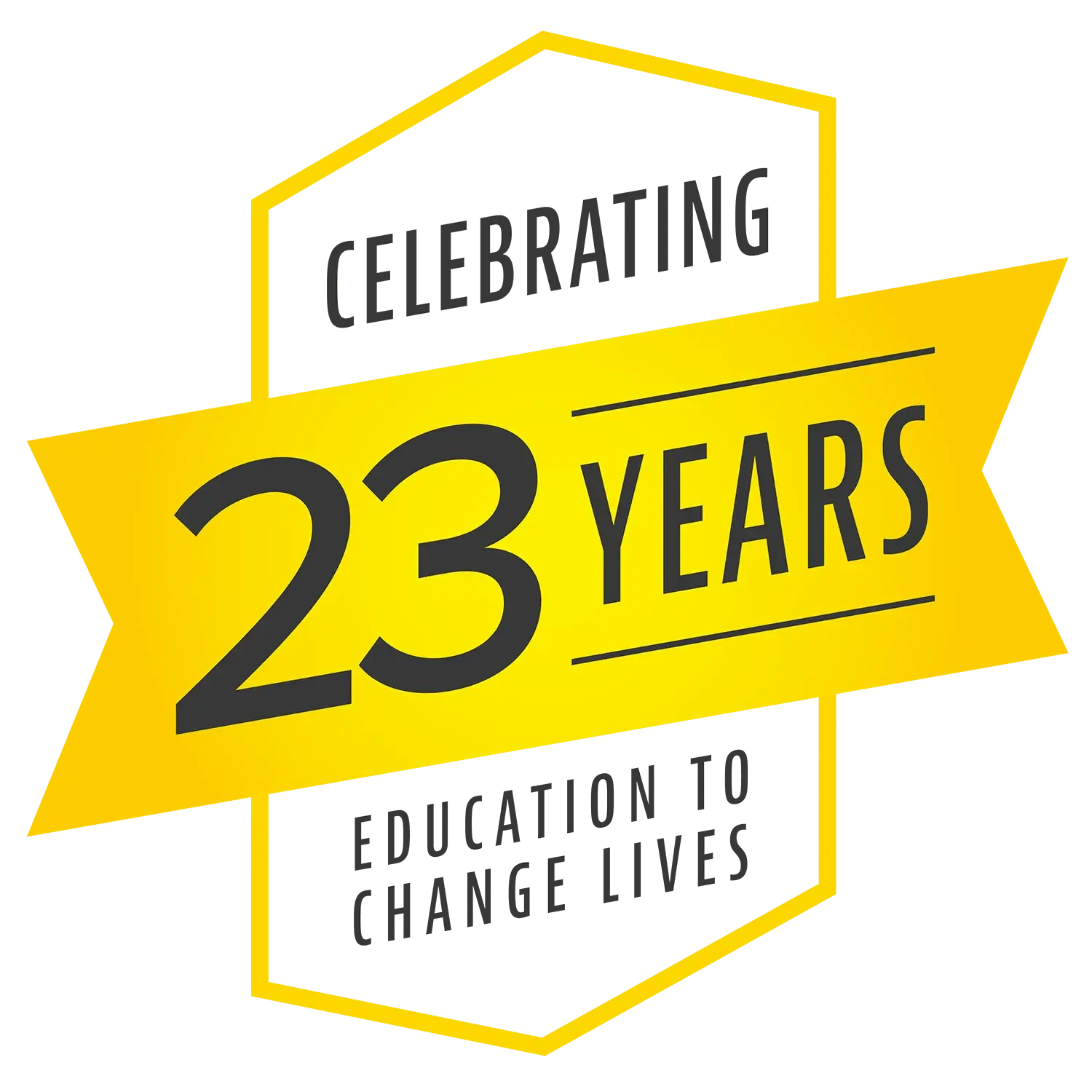 23 Years in Business Icon-yellow